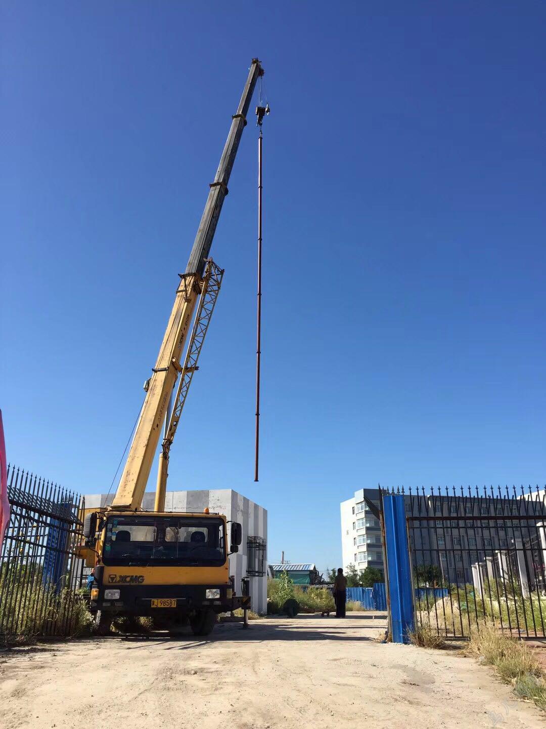 天津大学仁爱学院160KW热水深井泵整套机组及配件安装完毕第1张-潜水电机-潜水电泵-高压潜水电机-天津潜成泵业